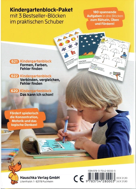 Kindergartenblock-Paket ab 4 Jahre - Das kann ich schon! | deutsch 2