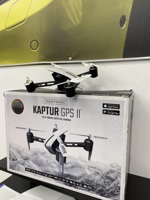 PROTOCOL Kaptur GPS II Wi-Fi Drone with HD Camera - White