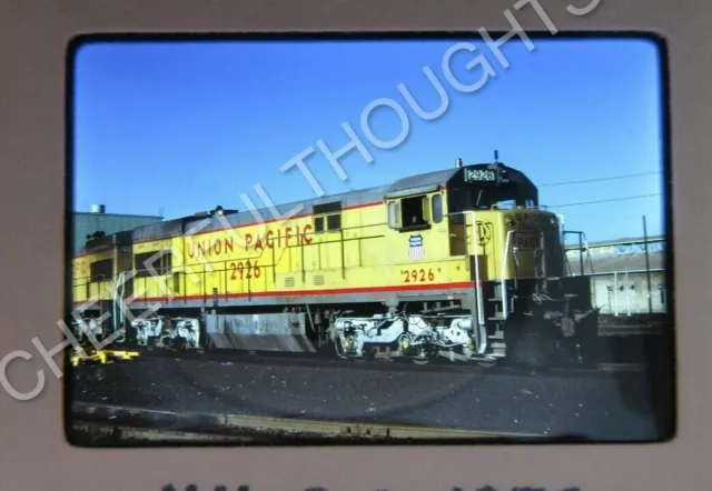 Original '79 Kodachrome Slide UP Union Pacific 2926 U30C Stockton, CA   22B59