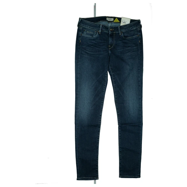 Jean Pepe Jeans Pour Femme - Taille W32 L32, Slim Stretch Bleu Foncé - Neuf Sans étiquettes