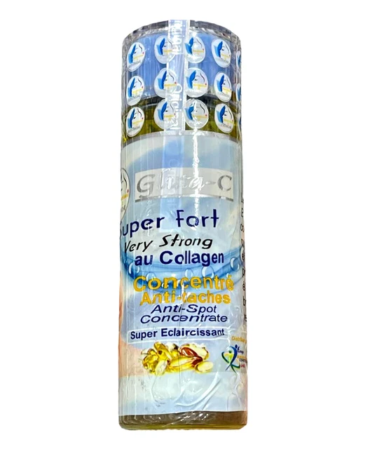Concentré Gluta Fort & Kojic Acide De Fruit - Sérum Blanchissant éclaircissant Peaux 100ml