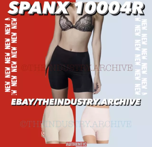 Spanx Women's Shapewear Black Steel Medium M Mid Thigh Slimming
