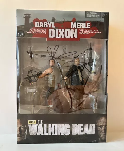 The Walking Dead DARYL & MERLE - SIGNED by Michael Rooker And Norman Reedus -New