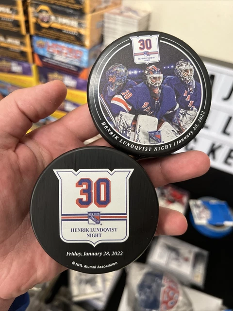 NY RANGERS HENRIK LUNDQVIST SHIRT 2XL JERSEY RETIREMENT NIGHT 1/28/2022