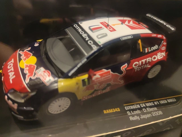 1/43 Citroën C4 WRC #1 Rallye Argentine 2008 Loeb/Elena IXO Altaya