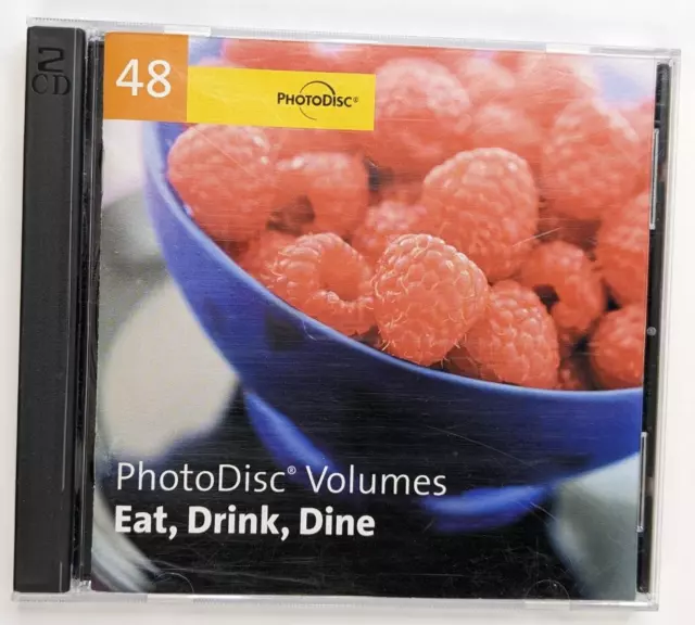 PhotoDisc Volumes 48, Eat Drink Dine CD Set Royalty-Free 336 Stock Photo