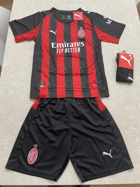 Completo Ufficiale Milan Pulisic 11 - Maglia, Pantaloncini E Calzettoni Per Bambini/Ragazzi - Foto 4