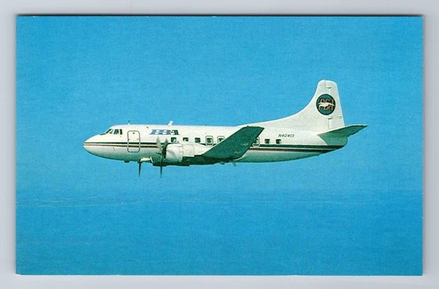 FL-Florida, The Martin 404 Airplane, Transportation, Antique, Vintage Postcard
