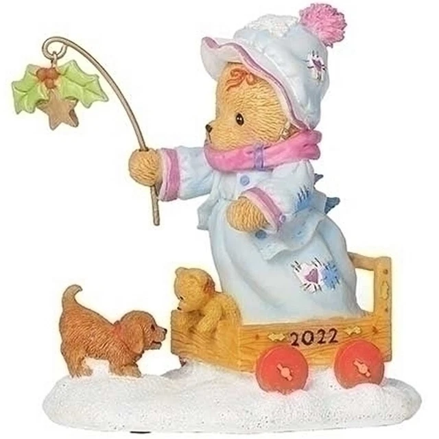 NEW CHERISHED TEDDIES 2022 Dated Annual Gabrielle with Dog Figurine