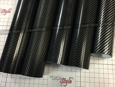 6D Gloss【1520MM X 1.5Meter】 Carbon Fibre Vinyl Wrap Film Sticker 5D Upgraded 