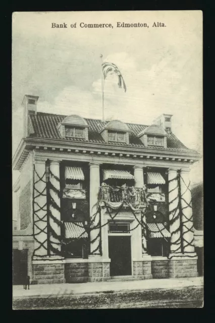 Bank of Commerce Edmonton Alberta - The Canadian Bank of Commerce,- Old Photo