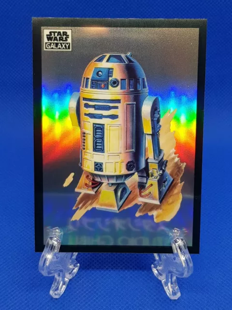 2022 Topps Chrome Star Wars Galaxy 9 R2-D2 Refractor