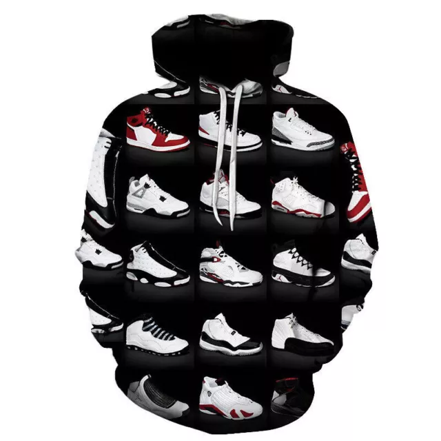 Basketball Sneaker Shoe Hip Hop Sports Hoodie Sweatshirt Sweater Pullover