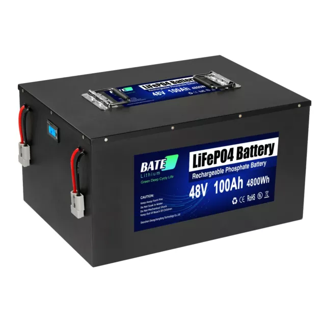 48V 100Ah LiFePO4 Lithium Battery with Two Anderson Interface