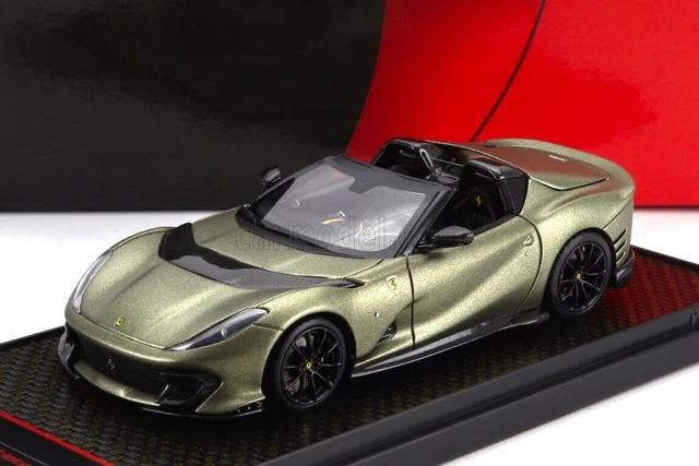 1/18 LIERRE MODÈLES Ferrari F8 Novitec En Francesca Vert/Italien Rayure