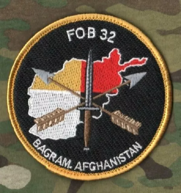 Kandahar Whacker Sfg Détachement Oda Équipe Insignes: Fob 32 Bagram, Afghanistan