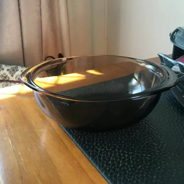 Small Brown Pyrex Casserole Dish