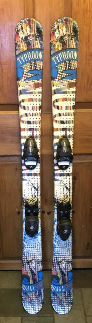 135 cm Axis Typhoon junior twintip skis with bindings + kid's 6.5 or 7 boots