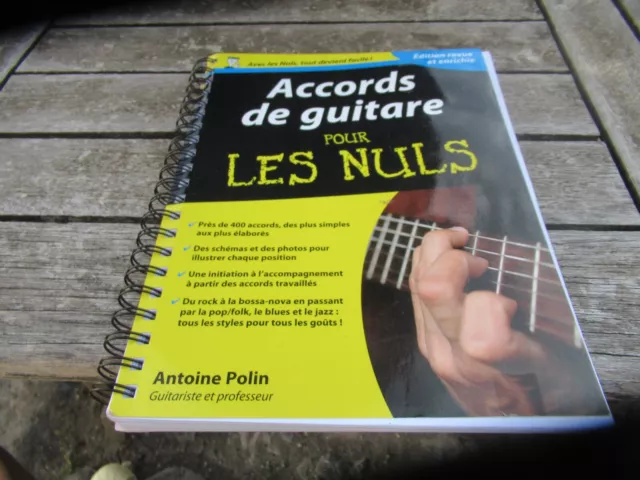 Accords de guitare pour les nuls - Livre de Antoine Polin