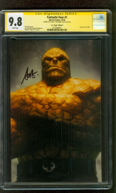 Fantastic Four 1 CGC SS 9.8 Artgerm Virgin Variant 10/18 Thing