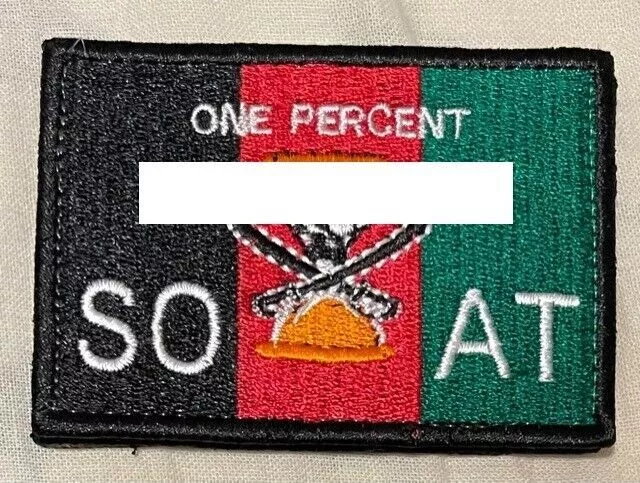 Rare US Special forces SOAT (ONE PERCENT )vel©®⚙ Patch Afghanistan made