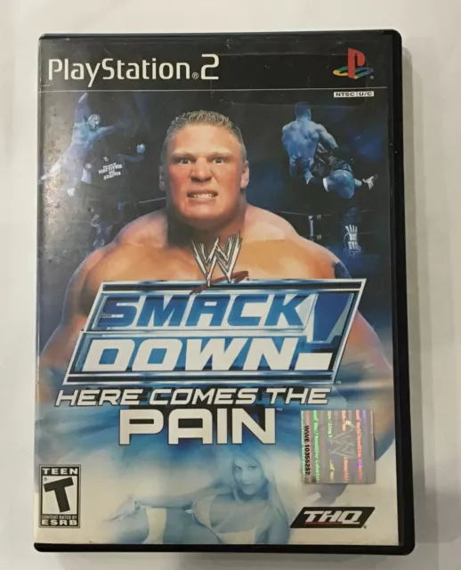 WWE SmackDown Here Comes the Pain (Sony PlayStation 2, 2003) Pre-owned w/ Manual
