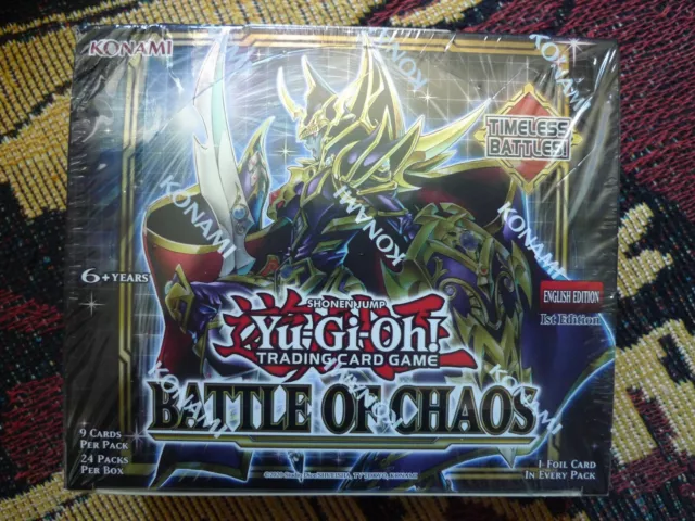 Battle Of Chaos Booster Box * 1st Edition * New And Sealed * BACH * Yu-gi-oh