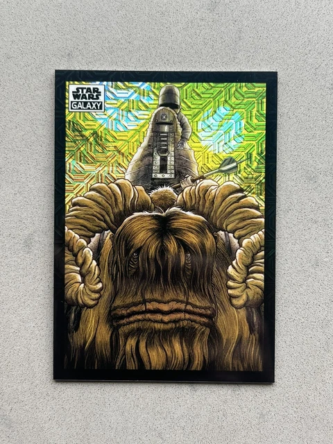 2022 Topps Star Wars Chrome Galaxy Tuskens & Their Bantha - Mojo Refractor /50