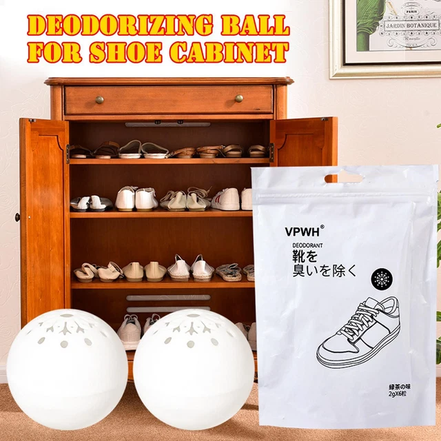 1/6X NUEVO Desodorante Refrescante Bolas para Zapatos Fragancia de Té EE. UU. tu1 S3 Y4S5