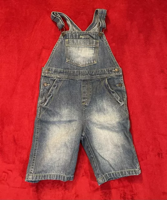 Genuine Kids from Oshkosh Toddler Kid's Blue Denim Overall Jeans Size: 5T