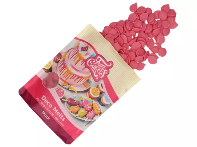 FunCakes Decorazione Si Scioglie -rosa- 250g