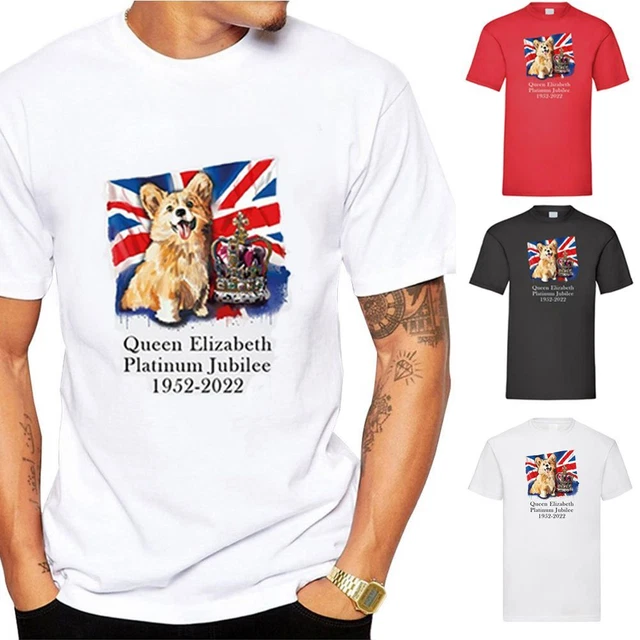Girocollo T-Shirt Jubilee Platino T-Shirt Union Queen Regina Elisabetta
