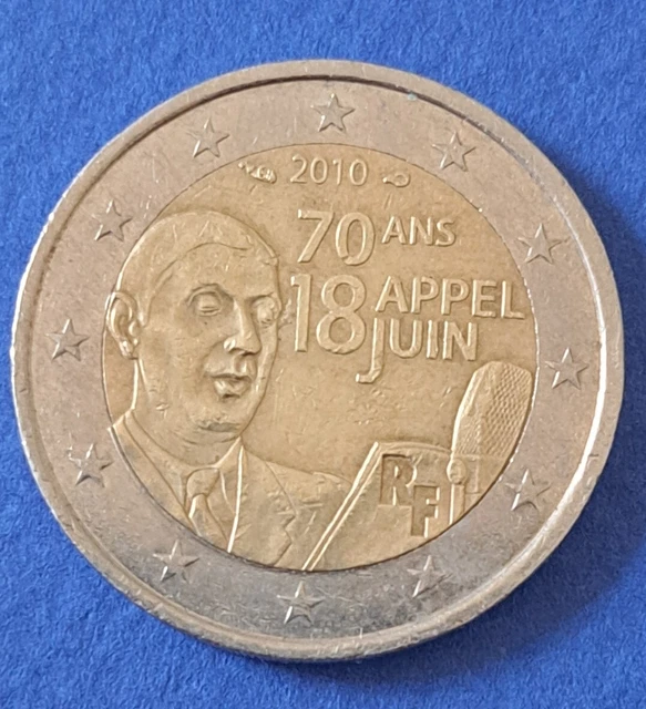 2-euros-france-2010-appel-du-18-juin-rare-eur-29-00-picclick-fr
