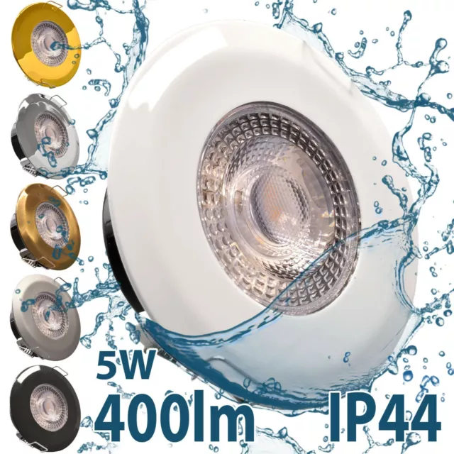 LED Bad Einbaustrahler Feuchtraum Einbauspot IP44 LUMENA 5W 400lm Deckenstrahler