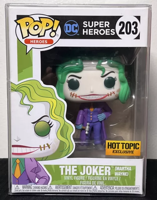 Funko Pop! The Joker (Martha Wayne) #203 Vinyl Figure DC Hot Topic-PROTECTED🤡