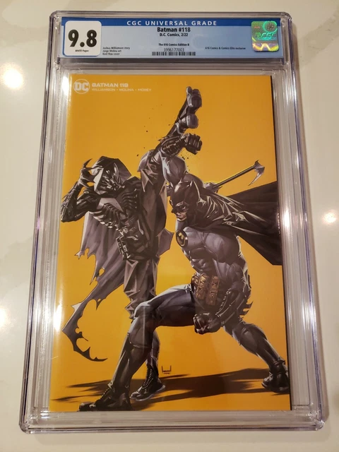 Batman 118 Kael Ngu minimal variant CGC 9.8, freshly graded DC Comics