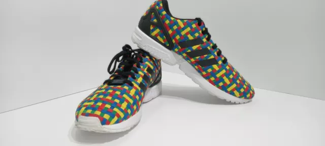 Adidas zx online flux multicolor woven