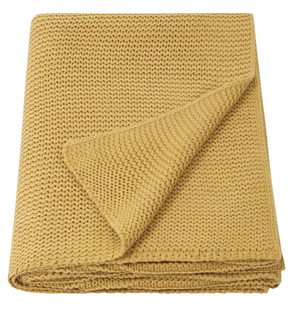 IKEA INGABRITTA 51x67 " Yellow Throw 804.951.63 brand new