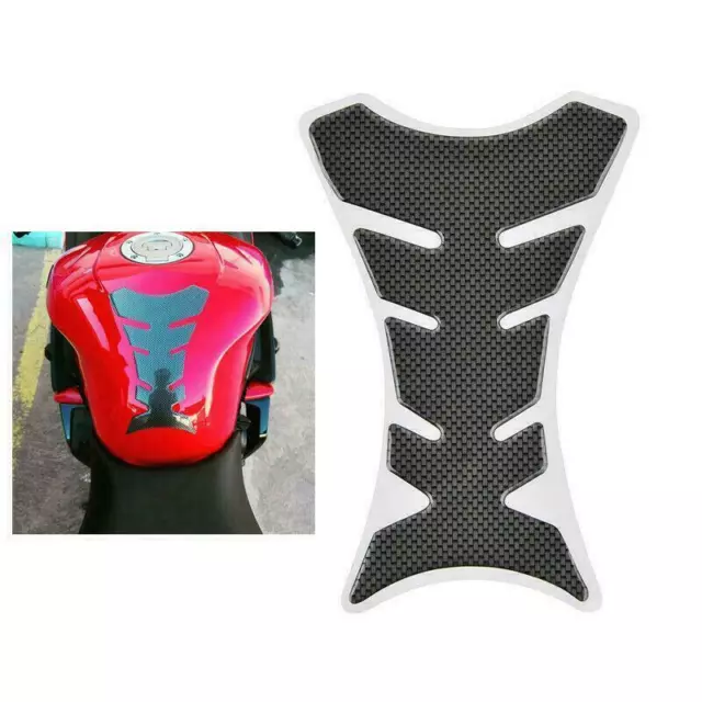 Carbon Fiber Motorcycle 3D Gel Oil Gas Fuel Tank Pad Protector Sticker Decal