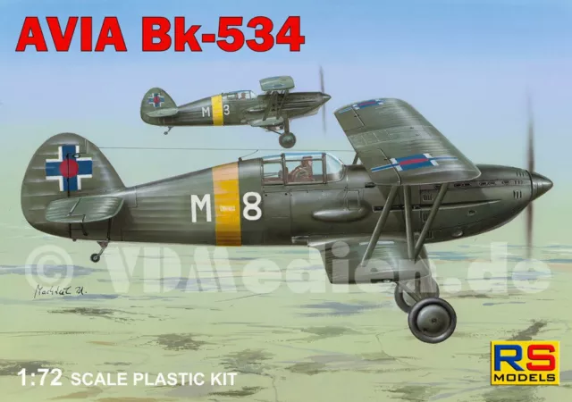 Avia Bk-534, RS-Models 1:72 (92065) Plastikmodellbau