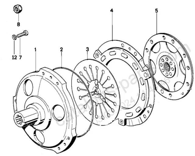 KIT EMBRAYAGE BMW K589 K1 K100 RS K100RS NEUF d'origine EUR 700,00 ...