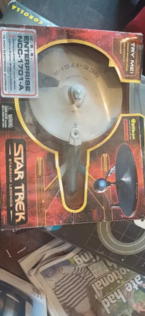 1991 Star Trek Uss Enterprise Ncc-1701-A Rawcliffe Pewter Model Rf789 Rare