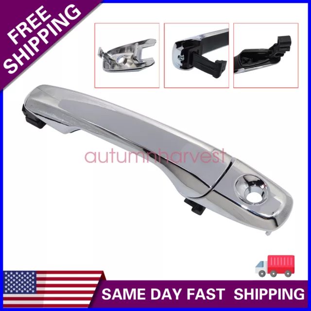 Exterior Door Handle Chrome Front Left Driver Side For 11-17 Ford Explorer Edge