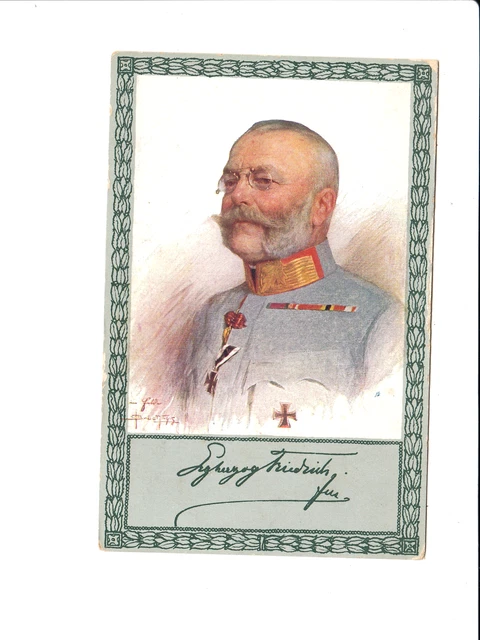 AK 24020,Postkarte,Feldmarschall Erzherzog Friedrich v. Österreich-Teschen,1915