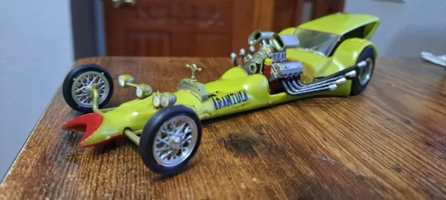 Model car Vintage built Tom Daniels "T'Rantula" Dragster 1/24