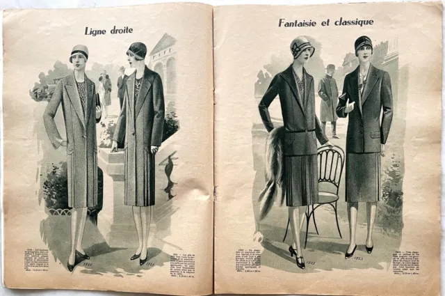 Le Journal De Modes n° 103 Août 1929 ancienne revue Mode Haute Couture Chapeau 3