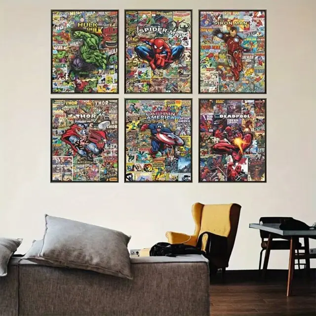 Poster Marvel Avengers Wandschmuck Wandgemälde Aufhängebild Dekoartikel/N111