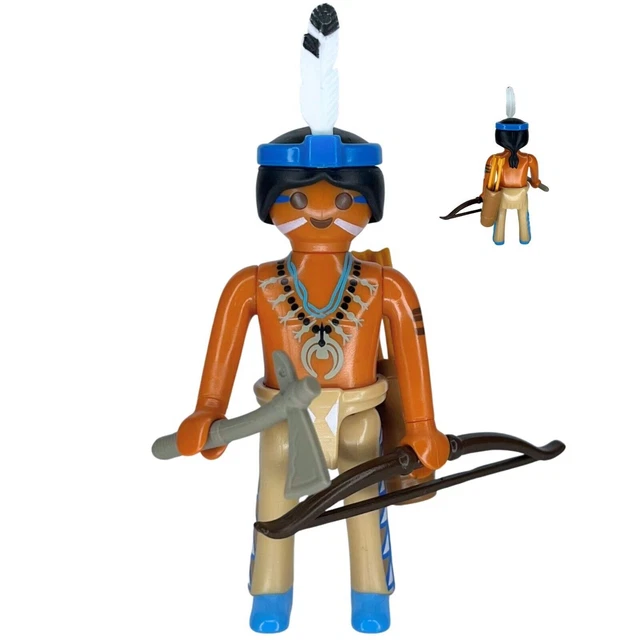 Figurine PLAYMOBIL Enfant Indien De L'Ouest (Amérindien) - Occasion - Pièce Détachée
