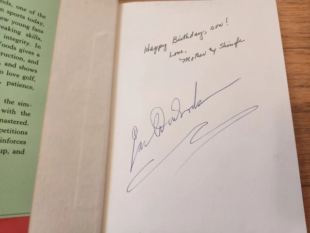 EARL WOODS SIGNED Training a Tiger Woods 1997 First Edition