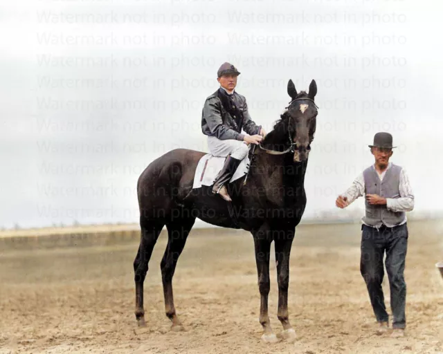 Exterminator Horse 1918 Kentucky Derby Winner 8x10 RARE COLOR Photo 600